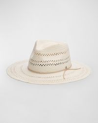Rag & Bone - Elle Straw Fedora - Lyst