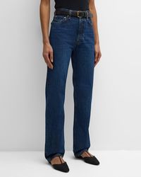 Totême - Mid-Rise Classic Cut Straight-Leg Denim Jeans - Lyst