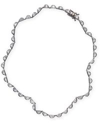 Nakard - Small Scallop Riviere Necklace, Zircon - Lyst