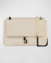Rebecca Minkoff - Edie Flap Quilted Leather Shoulder Bag - Lyst