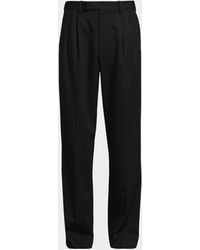 Vince - Apos;S Double-Pleat Suiting Trousers - Lyst