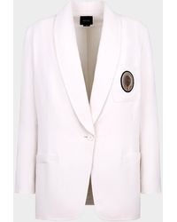 Smythe - Bullion Tennis Patch Oversized Blazer - Lyst