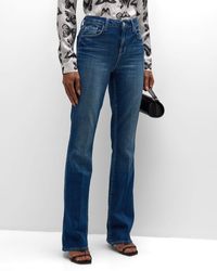 L'Agence - Selma High-Rise Sleek Baby Bootcut Jeans - Lyst