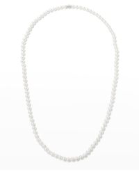 Assael - 36" Akoya Cultured 8.5mm Pearl Necklace With White Gold Clasp - Lyst