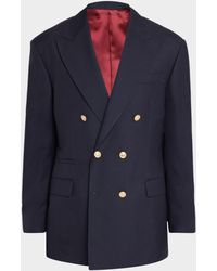 Brunello Cucinelli - Apos;S Virgin Wool Double-Breasted Jacket - Lyst