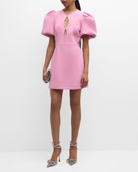 Rebecca Vallance - Karina Jewel-Embellished Cutout Mini Dress - Lyst