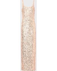 MILLY - Tatum Sequin Stretch Column Gown - Lyst