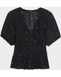 Rails - Argenta Cotton Eyelet Crop Top - Lyst