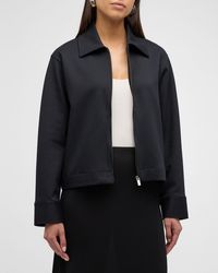 Vince - Zip-Front Collared Jacket - Lyst