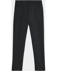 Canali - Apos;S Melange Wool Straight Fit Five-Pocket Pants - Lyst