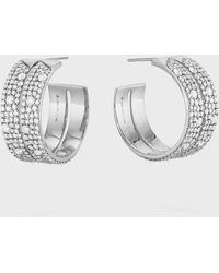 Lana Jewelry - Mega Flawless Double Vanity 14K Diamond Hoop Earrings - Lyst
