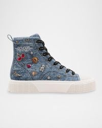 Marc Jacobs - The Trinket Charm High-Top Sneakers - Lyst