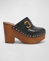 Chloé - Jeannette Clog Pumps - Lyst