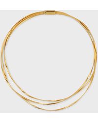 Marco Bicego - 18k Yellow Gold Marrakech Three Strand Necklace - Lyst