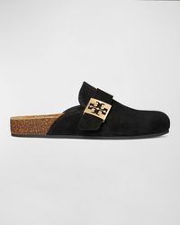 #372 Tory Burch Annabelle Denim Bow Slide Sandal Sz 6 NEW