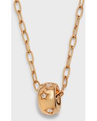 Pomellato - 18k Rose Gold Iconica Necklace With Ring Pendant - Lyst
