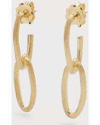 Marco Bicego - Jaipur Link 18k Yellow Gold Oval Double Link Earrings - Lyst