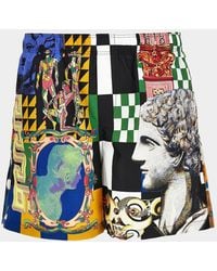 Versace - Apos;S Medusa Collage Swim Trunks - Lyst
