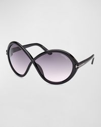 Tom Ford - Jada Acetate Butterfly Sunglasses - Lyst