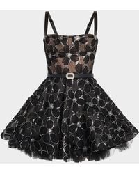 Bronx and Banco - Mademoiselle Floral Fit-&-Flare Mini Dress - Lyst