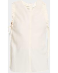 Helmut Lang - Ruched Sleeveless Top - Lyst