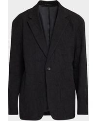 IM MEN - Apos;S Shrink Jacquard Single-Breasted Blazer - Lyst