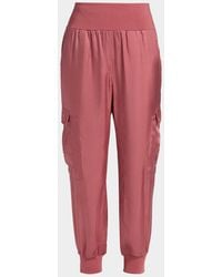 Cinq À Sept - Tous Les Jours Giles Satin Jogger Pants - Lyst