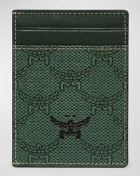 MCM - Himmel Lauretos Faux Leather Card Case - Lyst