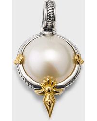 Konstantino - Sterling And 18K Pearl Pendant - Lyst