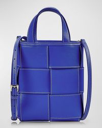 Gigi New York - Chloe Mini Woven Shopper Top-Handle Bag - Lyst