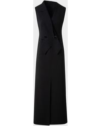 Akris - Double-Face Wool Midi Sheath Dress - Lyst