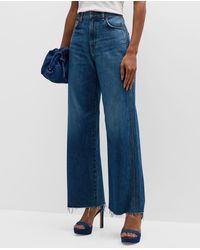Veronica Beard - Taylor Cropped High Rise Wide-Leg Jeans - Lyst