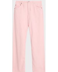 Etro - Apos;S Cotton Herringbone Straight-Leg Five-Pocket Pants - Lyst