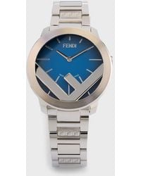 Fendi - F Is Stainless Steel Bracelet Watch, 41Mm - Lyst