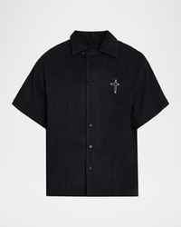 RTA - Apos;S Chaparral Nathan Cotton Terry Camp Shirt - Lyst