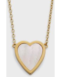 Jennifer Meyer - 18K Mini Inlay Heart Necklace - Lyst