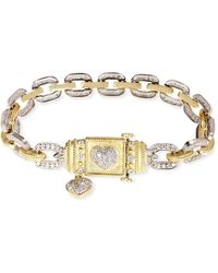 Stambolian - Signature Love Diamond-dangle Bracelet - Lyst