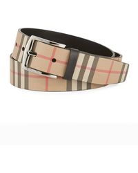 Burberry - Archive Check Belt - Lyst