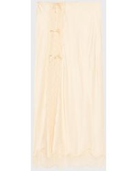 LoveShackFancy - Calder Silk-Blend Maxi Slip Skirt - Lyst