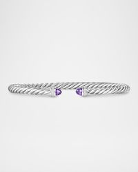 David Yurman - Modern Cable Flex Bracelet With Gemstones And Diamonds - Lyst