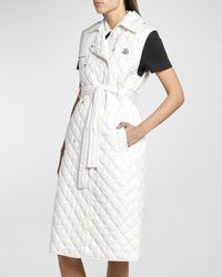 Moncler - Alcione Quilted Knee-Length Vest - Lyst