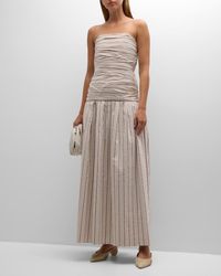 Anna Quan - Isadora Striped Drop Waist Maxi Dress - Lyst