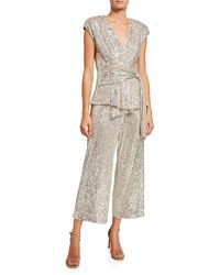 jay godfrey sequin jumpsuit