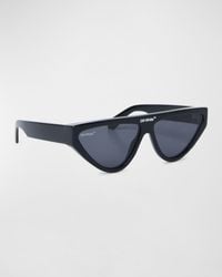 Off-White c/o Virgil Abloh - Gustav Logo-Bridge Contemporary Sunglasses - Lyst
