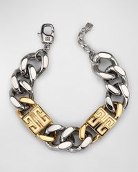 Givenchy - Two-tone 4g Large Chain Bracelet - Lyst