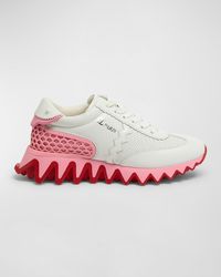 Christian Louboutin - Loubishark Donna Leather Sole Sneakers - Lyst