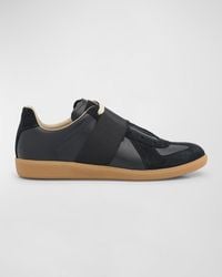 Maison Margiela - Replica Leather Elastic Band Sneakers - Lyst