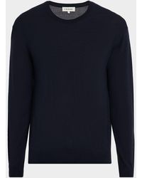 FRAME - Superfine Wool And Cashmere Crewneck Sweater - Lyst