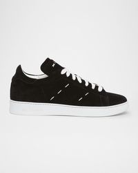 Kiton - Apos;S Suede Low-Top Sneakers - Lyst