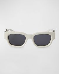 Palm Angels - Posey Acetate Rectangle Sunglasses - Lyst